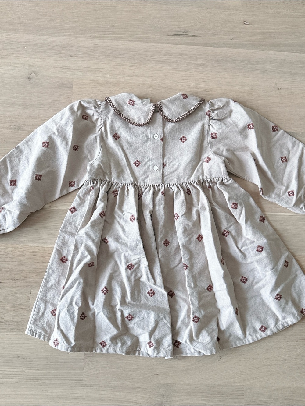 NWT Bebe Organic Ruth Dress Folk Floral - Picture 9 of 13